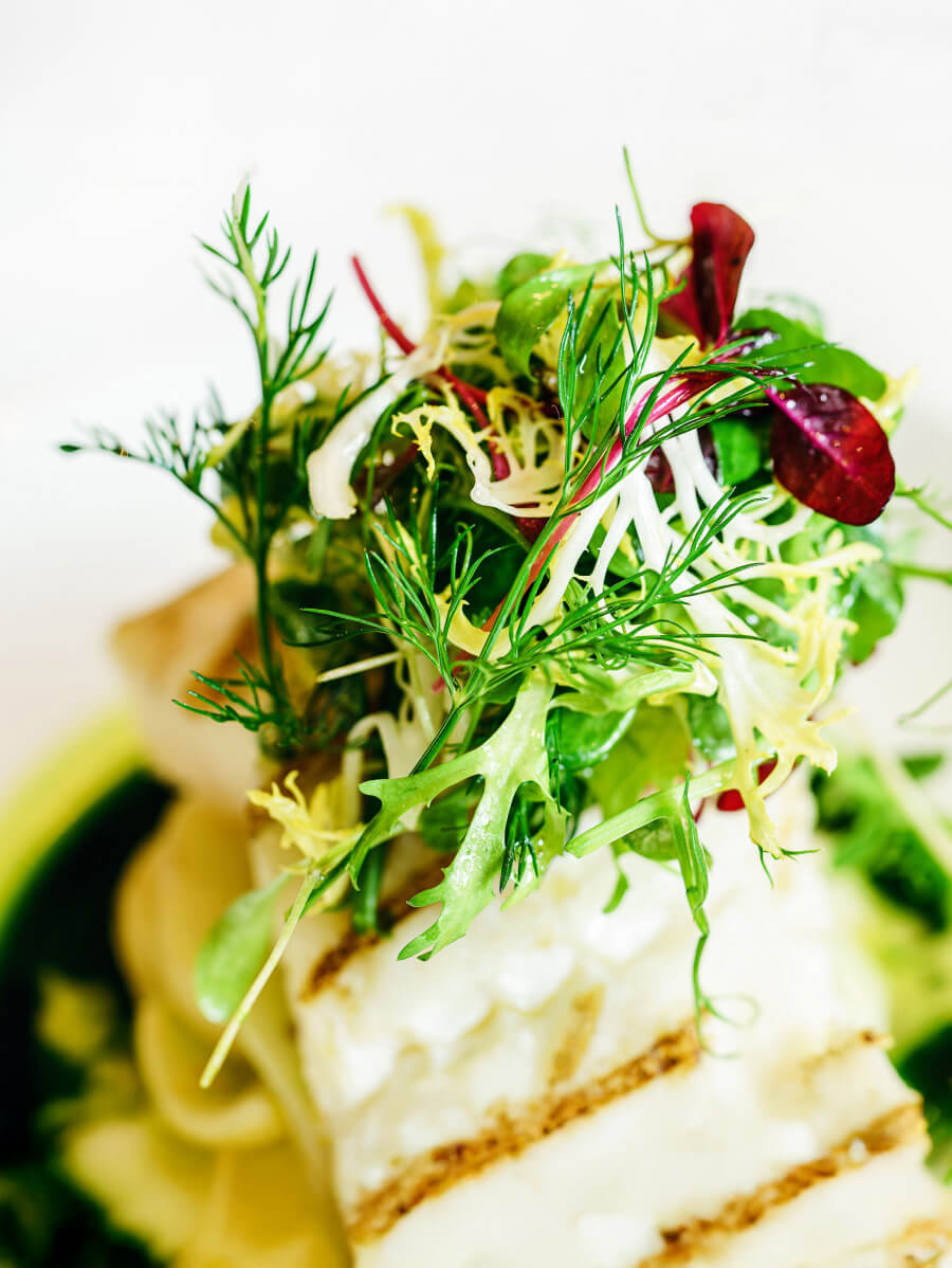 ディルと水菜のサラダ