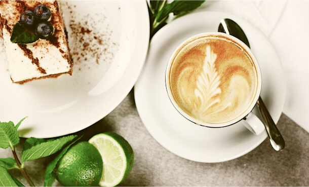 珈琲とチーズケーキ