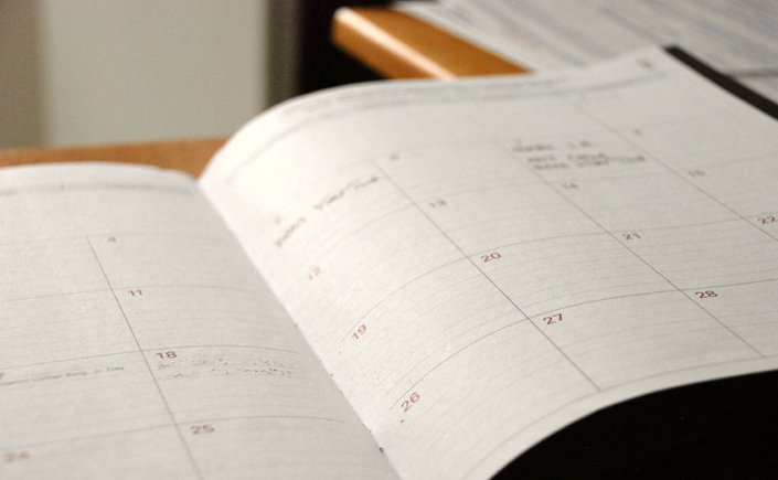 スケジュール帳