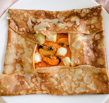 シーフードガレット